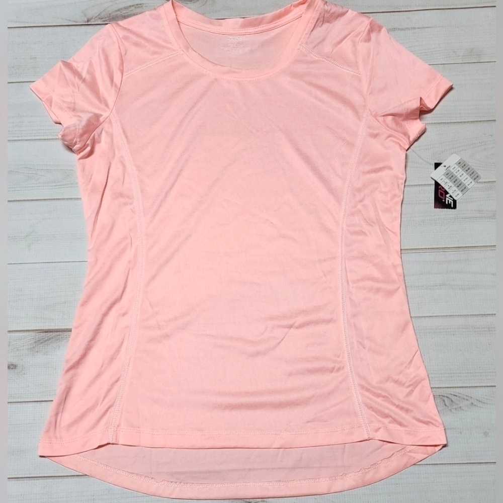 Zone Pro Peach Active Tee Small - New With Tags